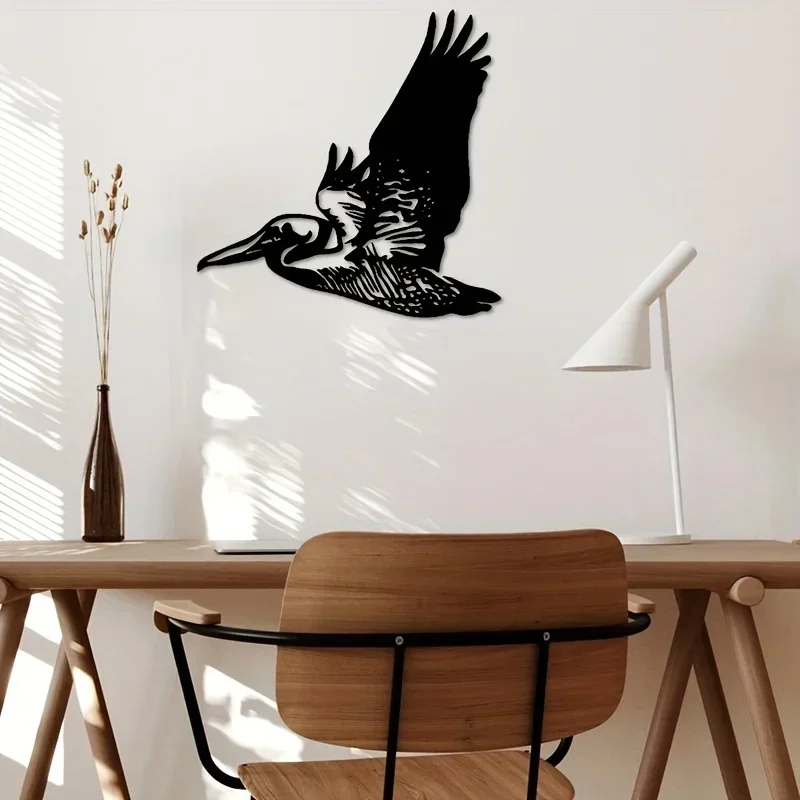 Металлический домашний Декор Hello Young Pelican, металлическое настенное украшение для интерьера дома, офиса, стен гостиной, металлический настенный Железный фон