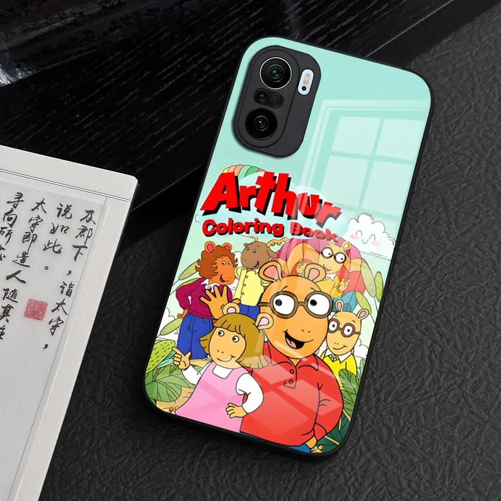 Arthur Cartoon Phone Case for Xiaomi 14 Lite 12 Pro 11t 13 lite POCO M6 M5 X6 X5 X3 NFC F5 F6 Pro Tempered Glass Cover