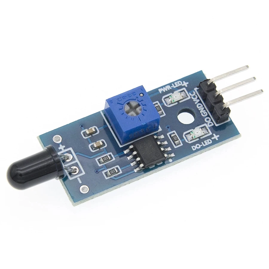 1Pcs/Lot IR Flame Sensor Module Detector Smartsense For Temperature Detecting Suitable Wholesale