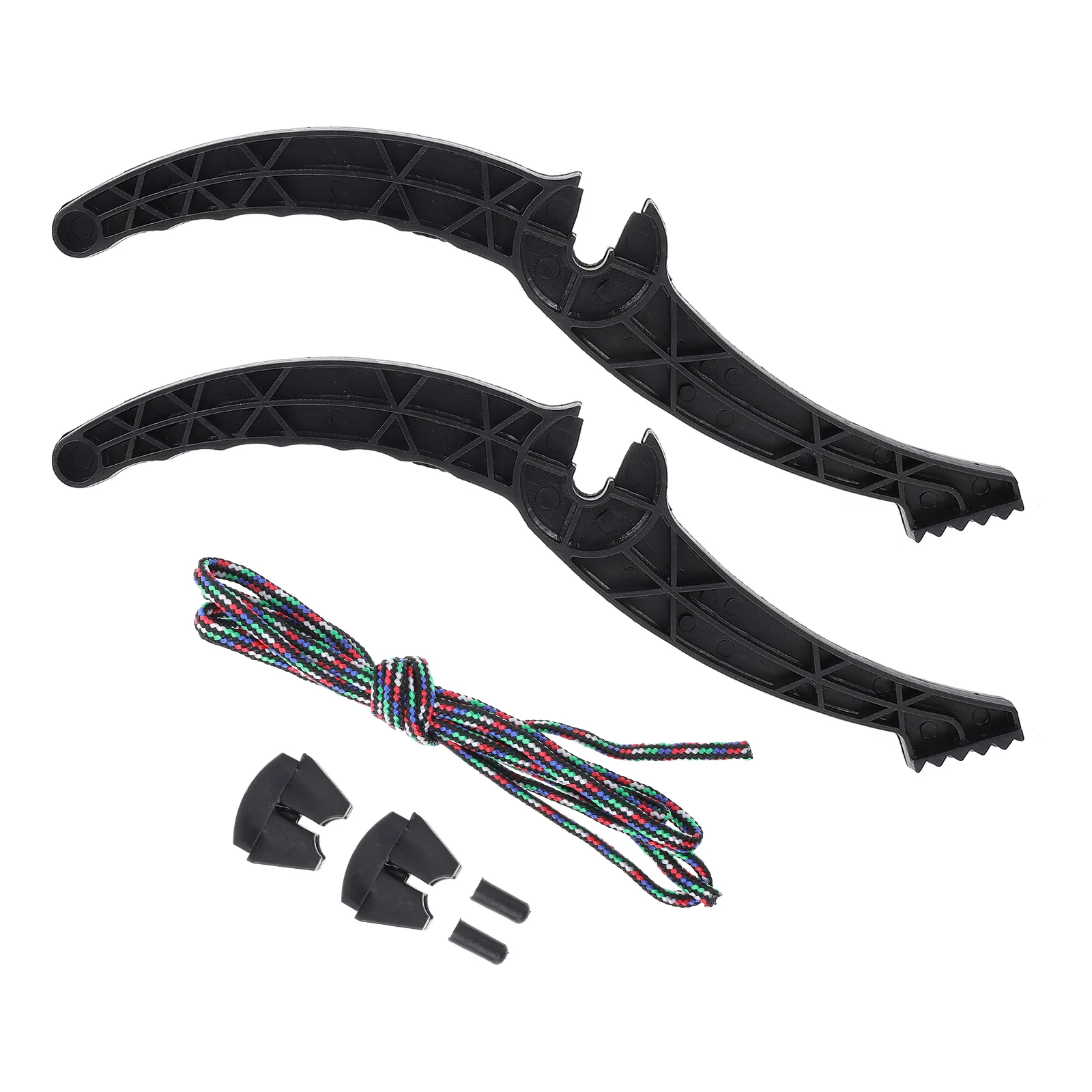 

Ski Board Brake Handle with Rope for Snow Sleds Plastic Outdoor Lever Easy Installation Anti Slip Design Safe to Use