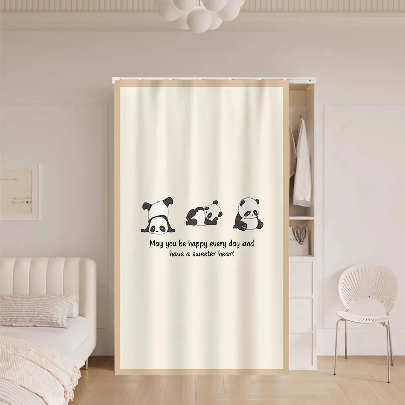 Doorless cabinet, covering curtain, no punching shoe cabinet, wardrobe, dust-proof cloth curtain, kitchen cabinet curtain