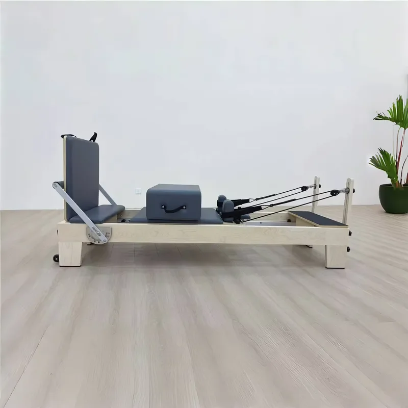 for Maple Wooden Pilates Reformer OEM Custom Logo Fitness Bed for Home Use Factory Direct Hot Sale