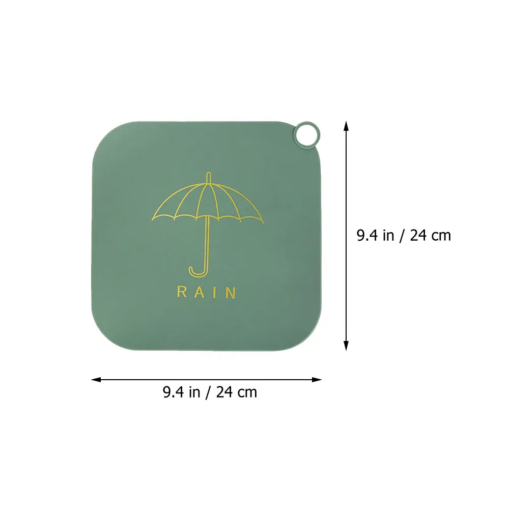 

2Pcs Floor Drain Cover Silicone Cushion Durable Wear-Resistant Pad Bathroom Kitchen Deodorization Drain Protector
