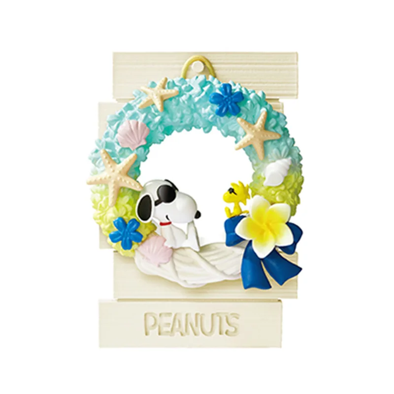 Re-Ment-colección Original de coronas de maní Snoopy, caja ciega de moda, regalos, modelo de juguete, figuras de Anime, adornos coleccionables, juguetes sorpresa