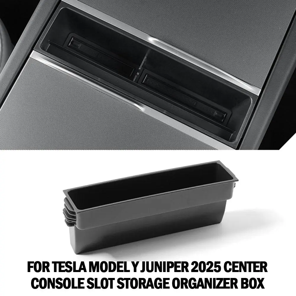 

Для Tesla Model Y Juniper 2025, слот для центральной консоли, держатель для хранения Highland, органайзер для телефона, 2023-2024 T7A4