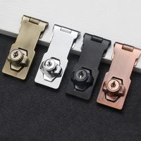 Zinc Alloy Keyed Hasp Lock Punch-free Burglarproof Home Office Security Buckle Shed Cupboard Drawer Cabinet Wooden Door Lock