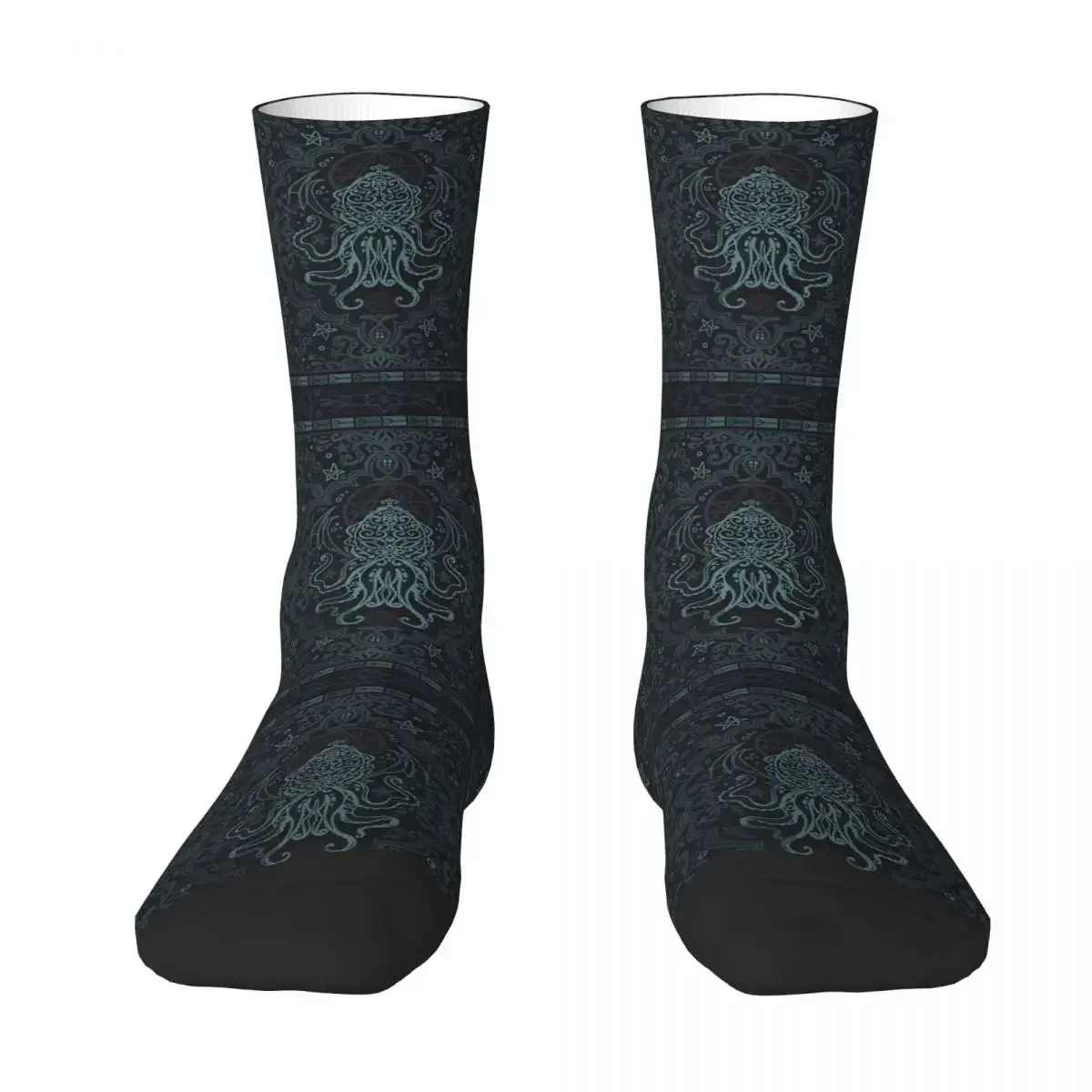 Lovecraft Horror Cthulhu Mythos Men Women Socks Windproof Novelty Spring Summer Autumn Winter Stockings Gift