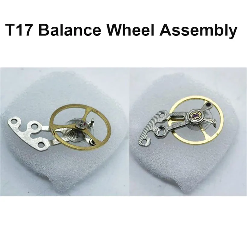 

Полое балансировочное колесо T17 в сборе, подходит для внутреннего балансировочного колеса T17 + поворотная зажимная пластина, 1 комплект аксессуаров для часов