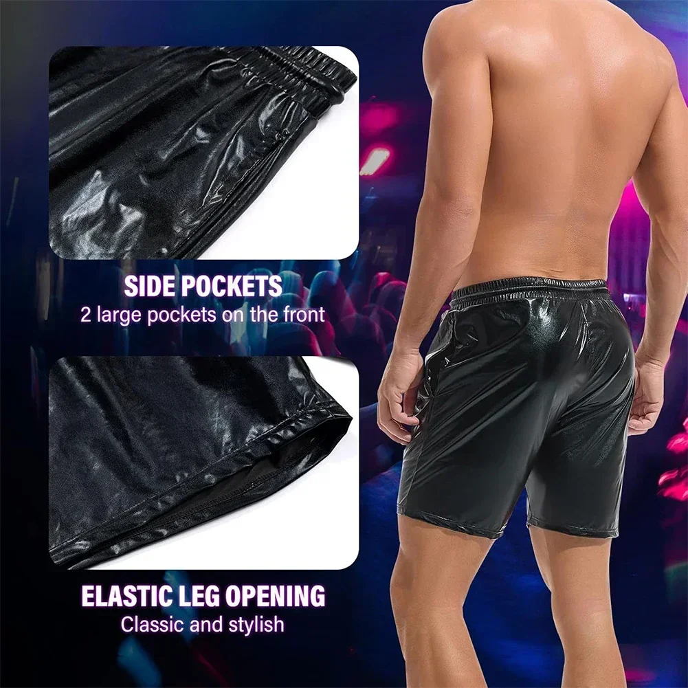 

Elastic Waist Pants Men Shorts Adjustable Drawstring Casual Style Green Color Men Casual Beach Shorts Beach Shorts Casual Outing