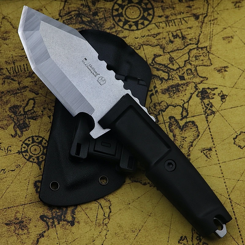 

DEHONG (vacuum heat treatment)DC53 steel Outdoor hunting Knife sharp tactical straight Knife Nordic Hunter specific knife