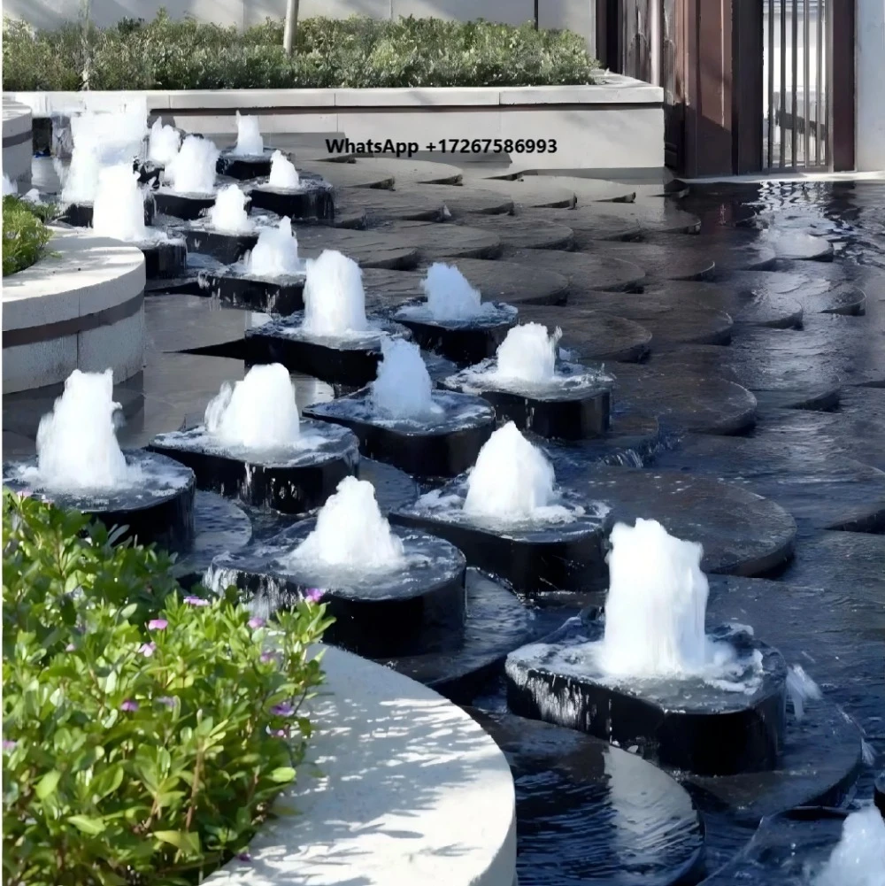 Eco-friendly Mini Dancing Music Fountain Garden Pond Decor Fountain