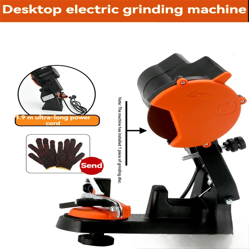 4800RPM Electric Grinding Wheel Saw Chain Grinding Machine 85W Bench Chainsaw Sharpener Gasoline Saw File