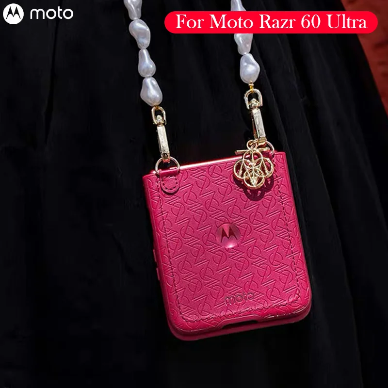 

Оригинальный чехол для Motorola Razr 60, ультра роскошная кожаная задняя крышка