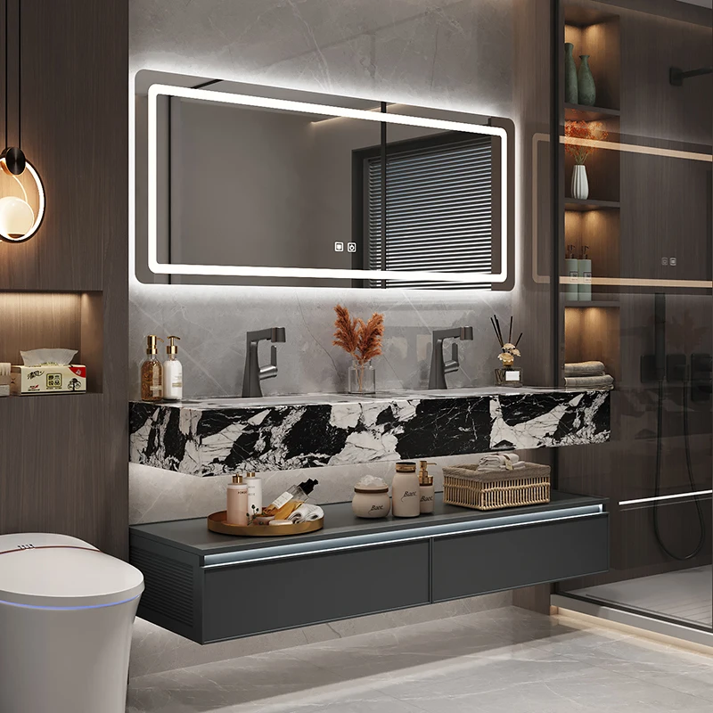 أدراج للعناية بالبشرة، ديكورات خزانة الحمام، نبات فوق أقسام، خزانة الحمام، تخزين العطور، أثاث Gabinete العصري #1