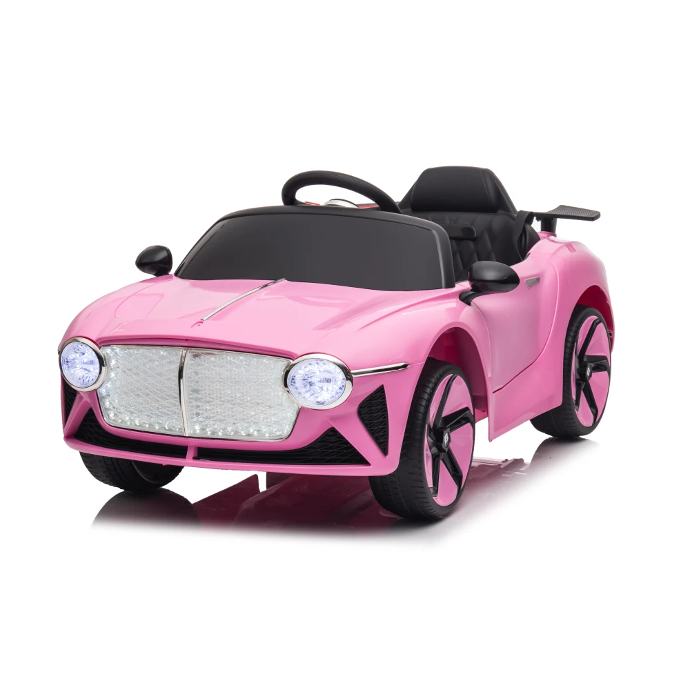 Rijd op auto, elektrische kinderauto, rijspeelgoed voor kinderen met afstandsbediening / PU-stoel / schommel / geweldig cadeau voor jongens / meisjes van 3 ~ 6 jaar