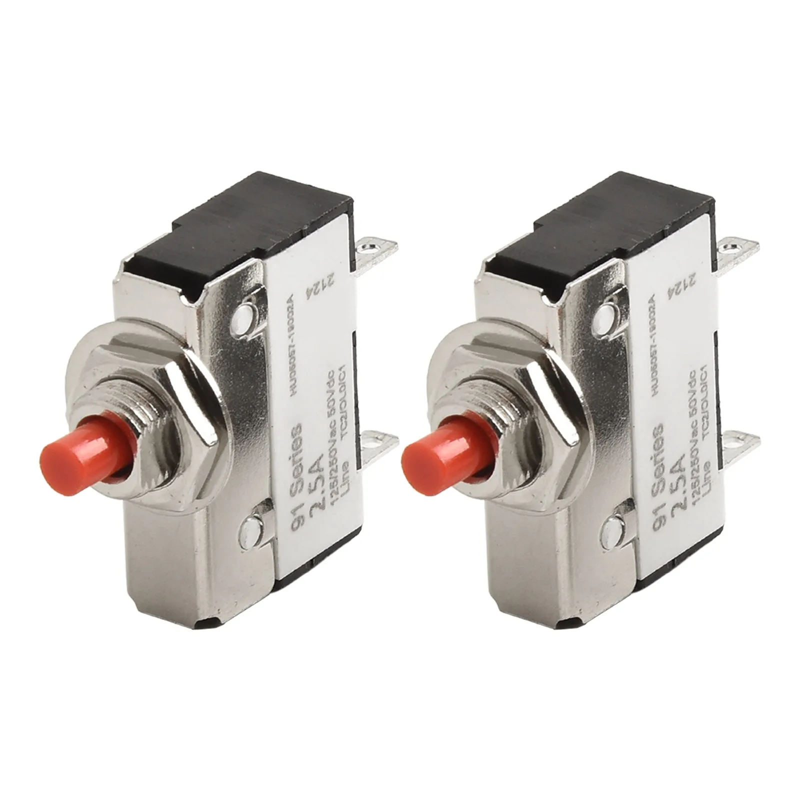 Circuit Breaker Over Current Overload Protection Switch 2.5/3/4/5A Manual Reset Thermal Switch DC Circuit Breaker Switch