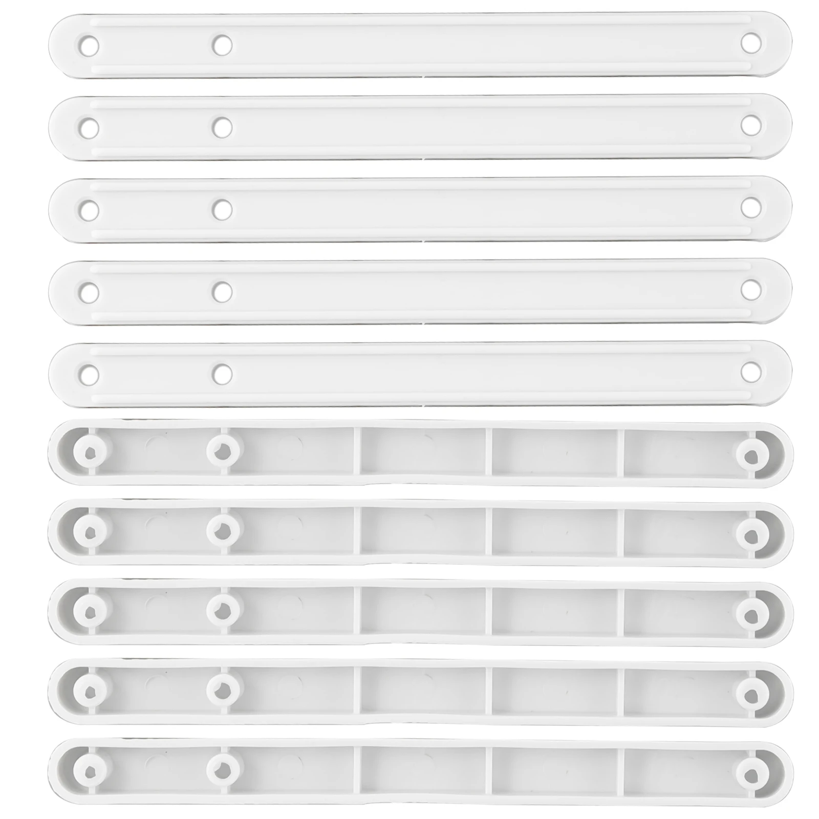 10pcs Slide Rail Drawer For Cabinet/Cupboard/Drawer Plastic Runners 180/235/298mm Draw Runners Household Replacement Parts