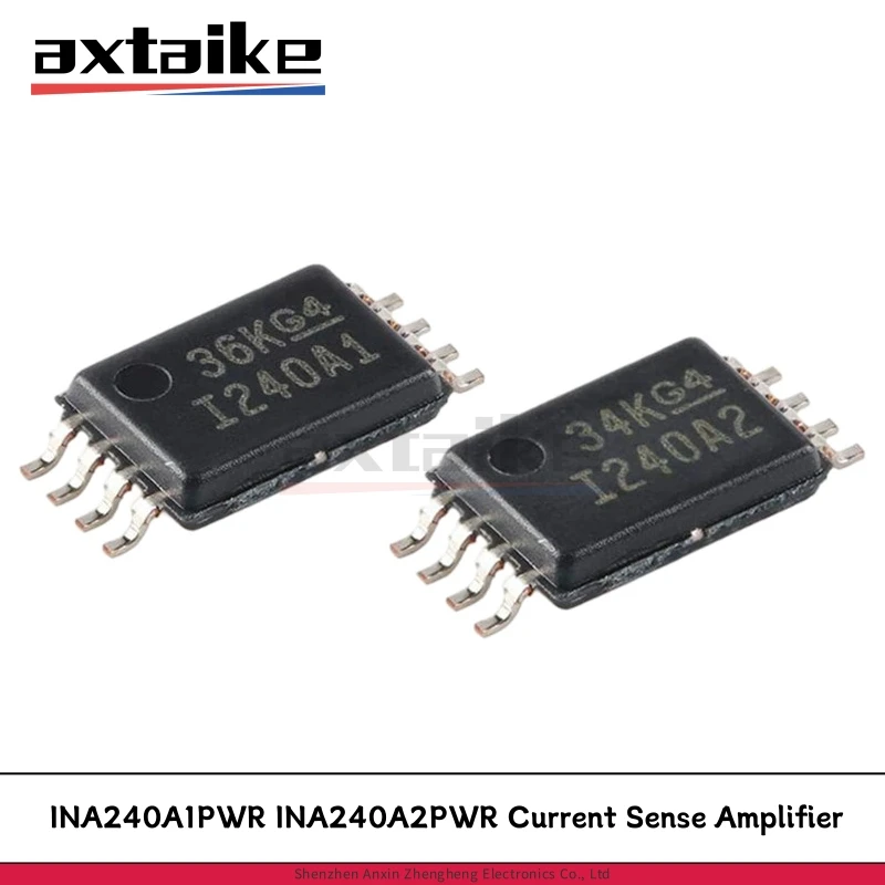 2/5PCS INA240A1PWR I240A1 INA240A2PWR I240A2 TSSOP-8 Bidirectional Ultra-Precise Current Sense Amplifier Enhanced PWM Rejection