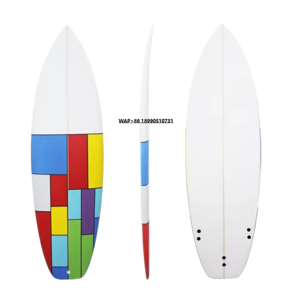 

High Quality Surfboard Painting PU Shotrboard Fiberglass Surfing Board
