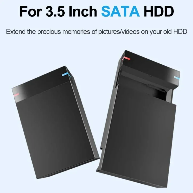 Корпус для внешнего жесткого диска SSD 3,5 дюйма Корпус для внешнего жесткого диска SATA SSD UASP USB 3.0 к SATA III 10 ТБ Корпус для жесткого диска SSD для ПК Lapop