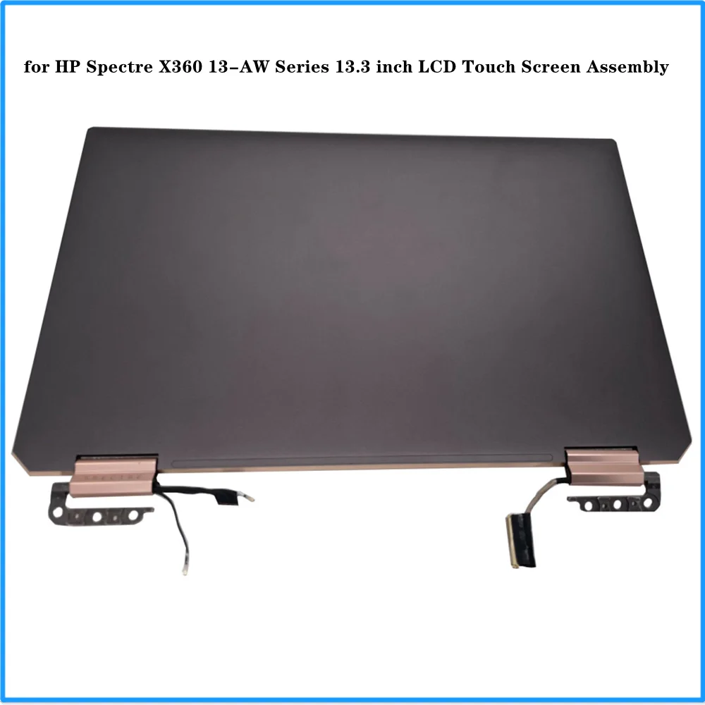 for HP Spectre X360 13-AW Series 13.3 inch LCD Display Touch Screen Complete Assembly Upper Part Hinge up FHD 1920x1080 UHD