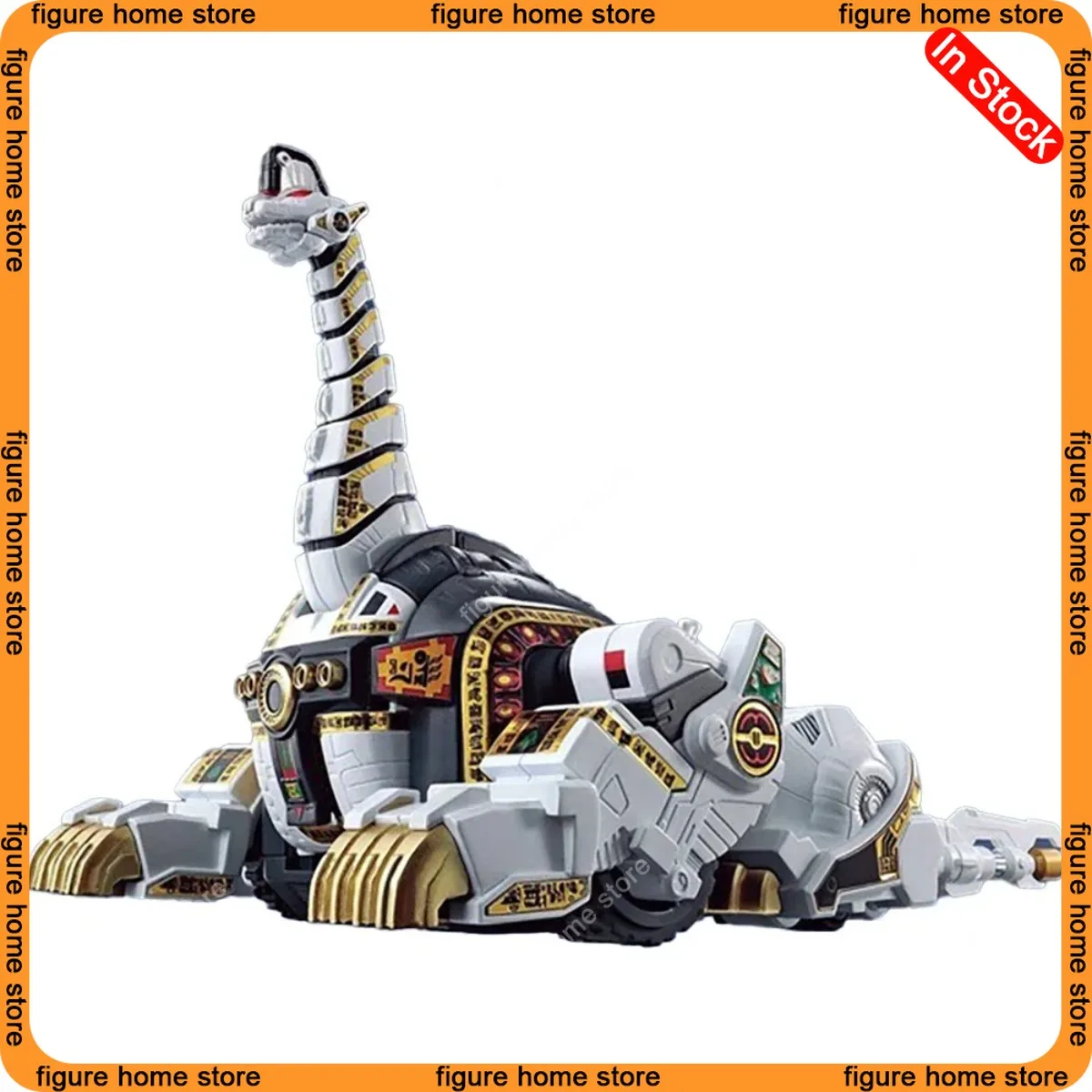 Op voorraad Originele Bandai SMP Shokugan Kyoryu Sentai Zyuranger Dragon Caesar Dragonzord MMPR Assembly Collectible Figure Toy
