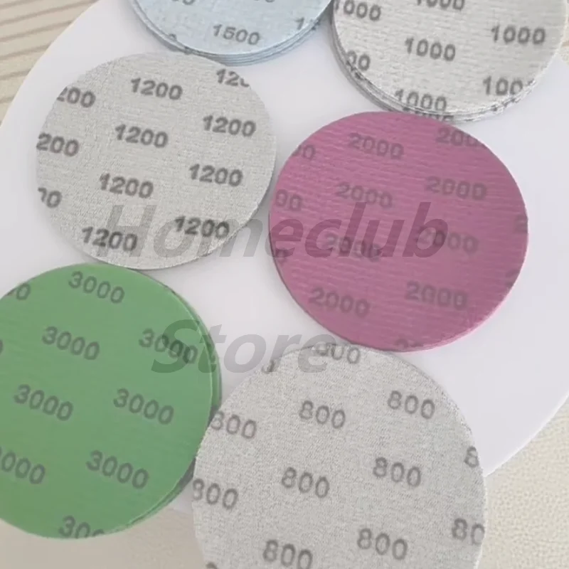

30Pcs 3 Inch 75MM Sanding Paper Set 800-3000 Grit Wet Dry Sanding Discs Hook Loop Sandpaper Abrasive Tools Fit For Metal Wood