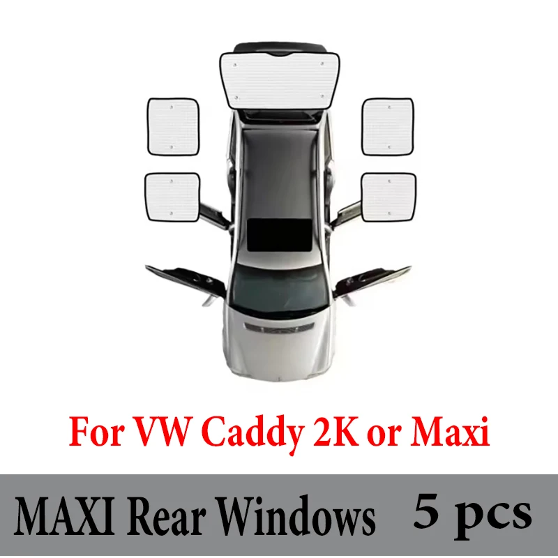 Auto Vizier Voor VW Volkswagen Caddy 2K Maxi 2004 ~ 2019 Anti-Uv Volledige Dekking Zonnescherm Venster zonnescherm Cover Bescherming Boord