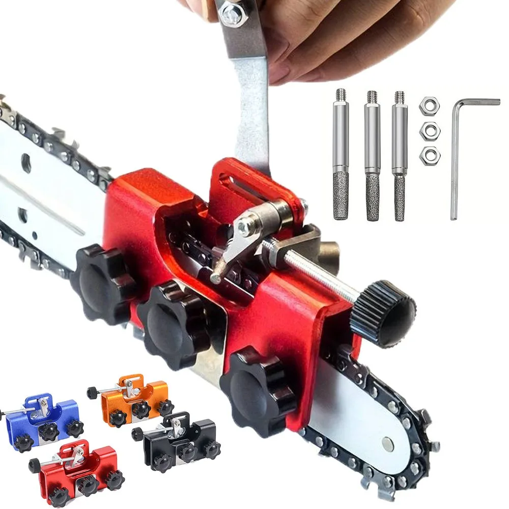 

Portable Chainsaw Chain Sharpener Tool Electric Chainsaw Grinder Woodworking Grinding Stones