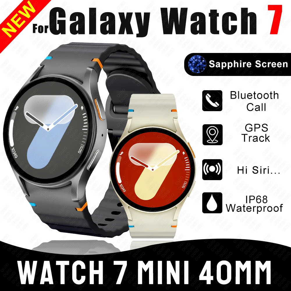 

2025 New For Samsung Galaxy Watch 7 mini Smart Watch Men Women HD AMOLED Voice Call NFC GPS Tracker Sports Watches Custom Dial