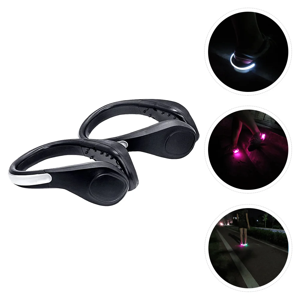 

2Pcs LED Shoe Clip Night Running Gear Safety Lights Flash Shoe Clips for Running Walking Cycling Non-Skid Visible LED Lights