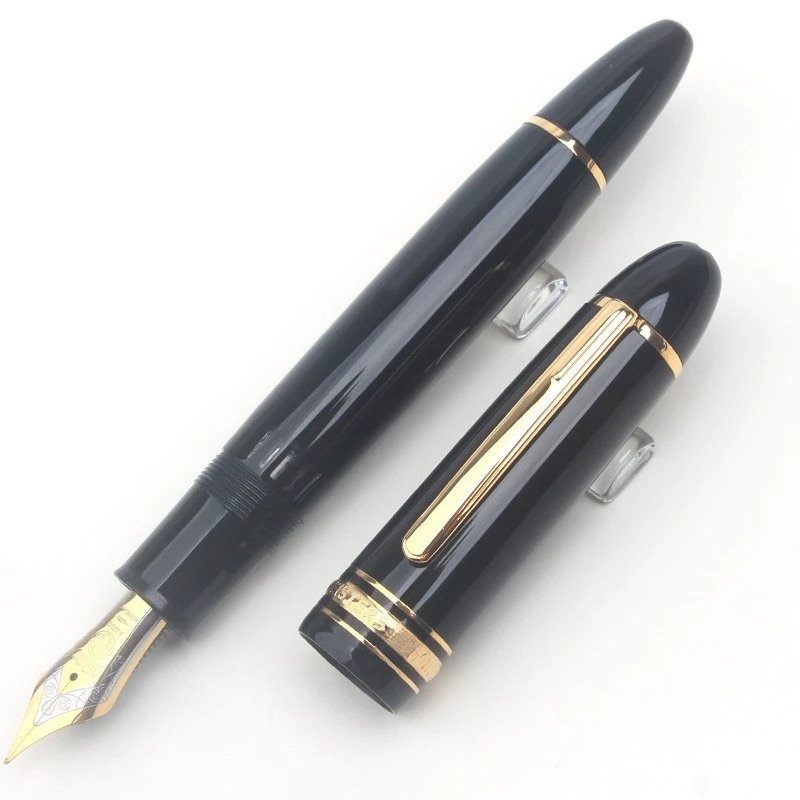 مجموعة TAT الخاصة MB # 149 قلم حبر فضي كبير أسود وأخضر بنك الاستثمار القومي لممارسة الخط والكتابة الممتصة بالحبر