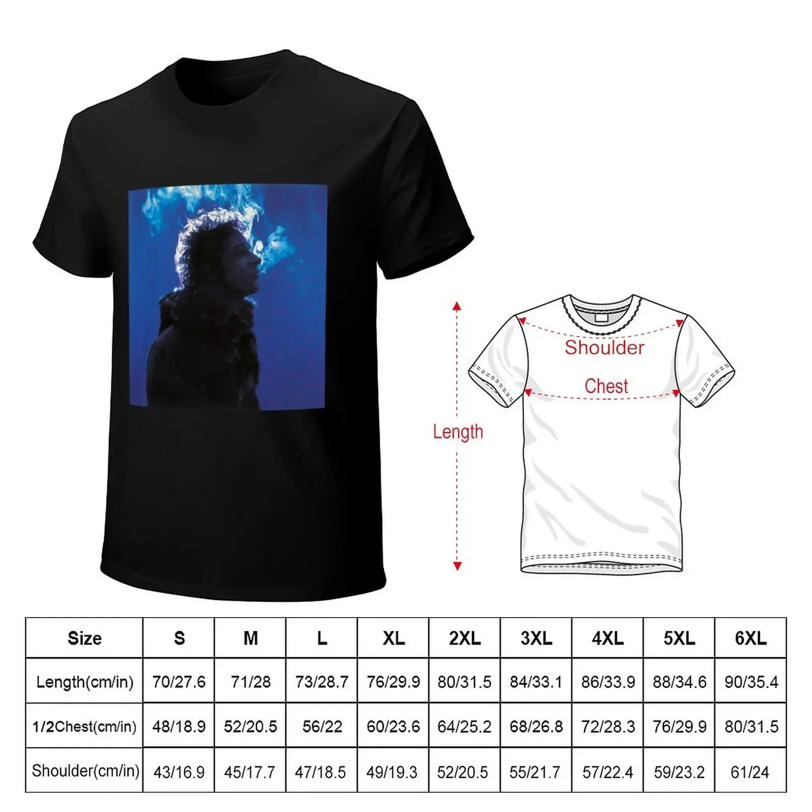 Gustavo Cerati Bocanada T-Shirt plus sizes tops oversizeds plain black t shirts men