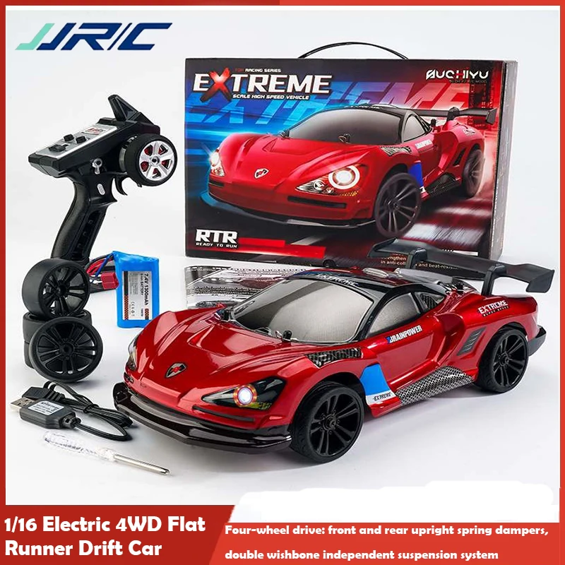 1/16 2.4G 4WD 35KM/H High Speed Drift RC Car Classic Racing Vehicle JJRC Q117 F Full Proportional Control Gifts Aurace Toys Boys