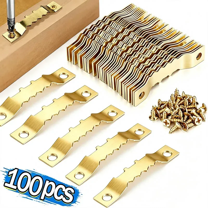 DIY Frame Hardware for Concealed Hanging Reusable Concealed Picture Hanging Hardware Wall Mounts Frames Paintings Home Decor Set