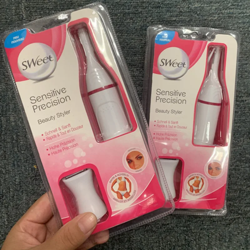 

Электрический эпилятор 5-в-1 (1/2 шт.) для безболезненного удаления волос: триммер для бровей, тела, зоны бикини, лица, многофункциональная бритва