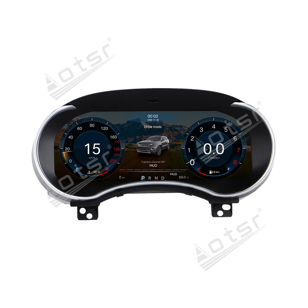 2026 Digital Cluster For Jeep Grand Cherokee LCD Instrument Cluster 2011-2013 Car Virtual Instrument Panel Speedometer Panel