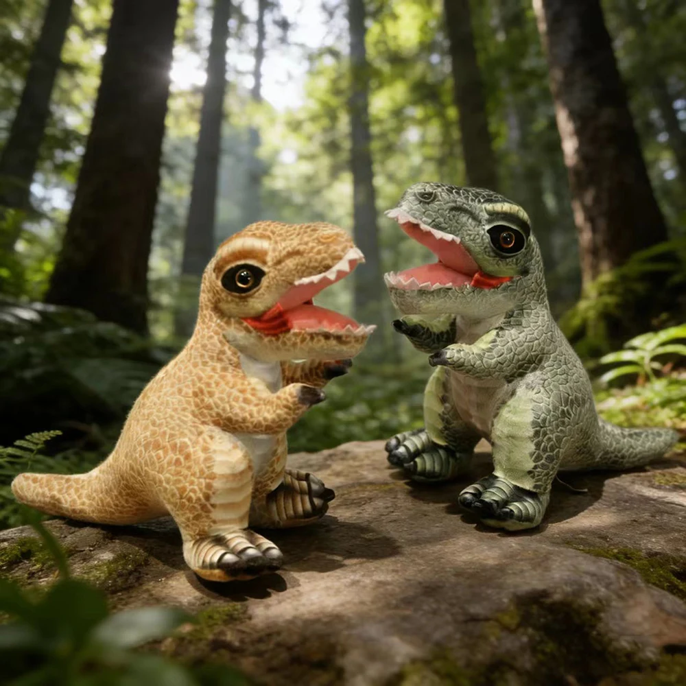 

Realistic Jurassic Dinosaur Plush Toy Stuffed Animal Dino T-Rex Plushies Soft Doll Xmas Birthday Gift For Girl Boy