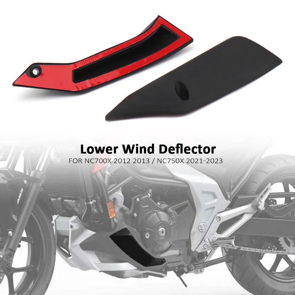 

Motorcycle Foot Deflectors Low Wind Deflector Kit Rubber For Honda NC750X NC 750 X NC700X NC 700X 2012 2013 2014 2015 2016-2020