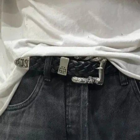 ER/D second generation rose heavy industry hand-woven cross belt narrow belt cleanfit