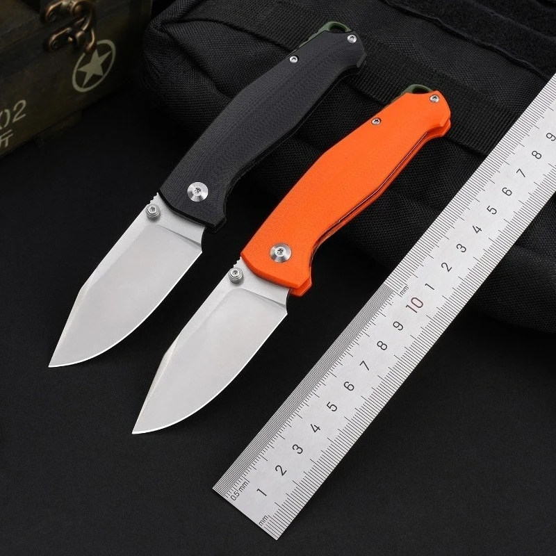 

New FX-523 Outdoor Camping Folding Knife 7CR13 Blade G10 Handle Pocket Survival Hunting Utility Fruit Knives EDC Tools