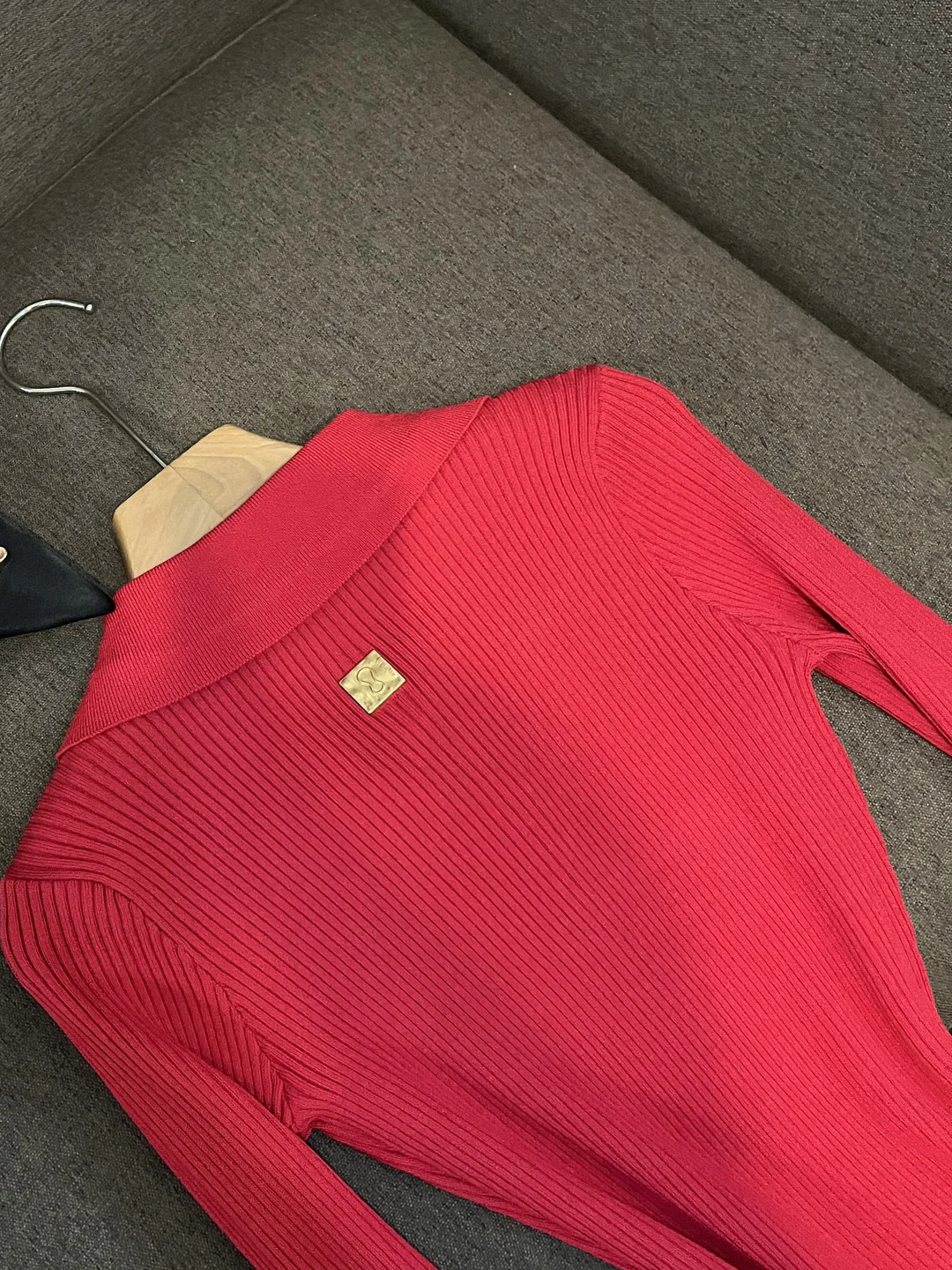 Slim Fit Tricotado Longo Dr Outono 2025 Nova Camada Base Sle Malha Dr Celebri Personali Cintura Média Saia Bodycon