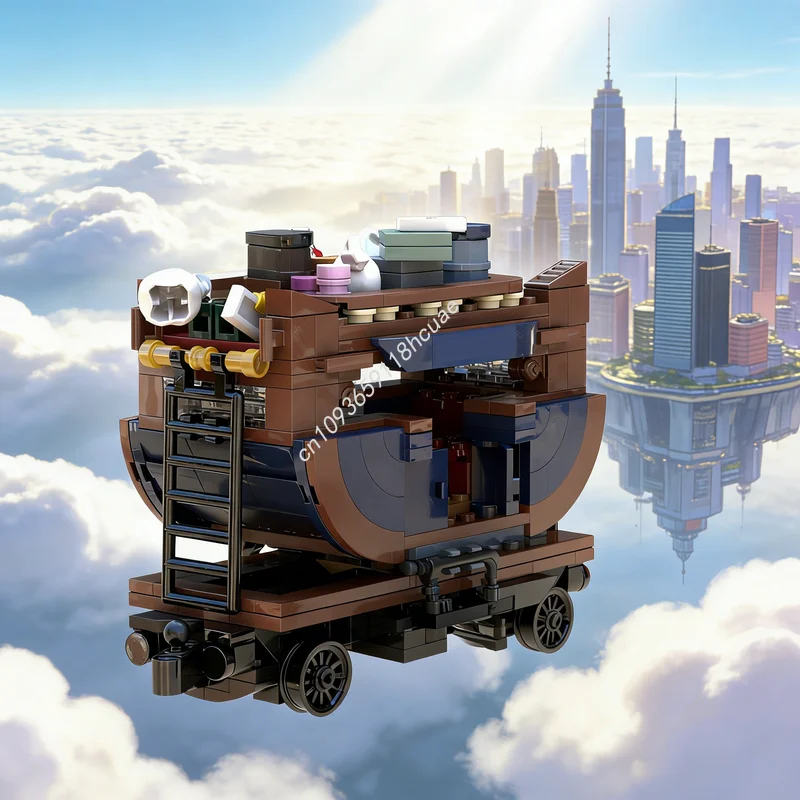 ตัวต่อ MOC SHB ซีรีส์ 1 รถไฟไปรษณีย์ 429 ชิ้น ของเล่นตัวต่อ ของขวัญคริสต์มาส สำหรับเด็ก