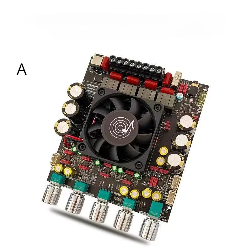 ZK-AS21P TPA3255*2 2.1 Channel Bluetooth Power Amplifier Board 300W+300W+600W High Power Low Noise Audio Power Amplifier Module