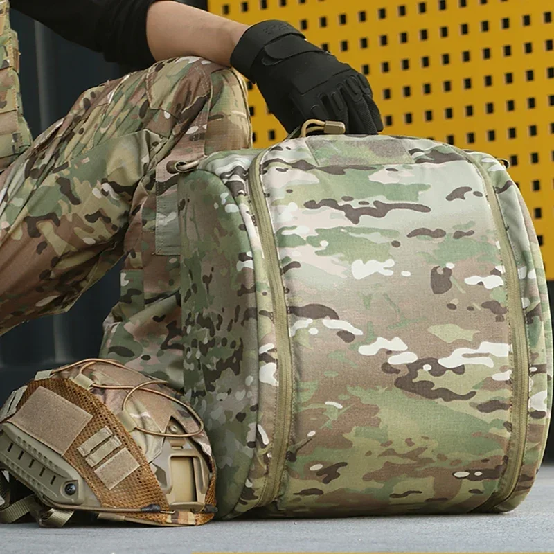 ERQYGRA-Bolsa de almacenamiento para casco táctico, accesorios para deportes al aire libre, sistema Molle, bolsa de caza, equipo de tiro y senderismo