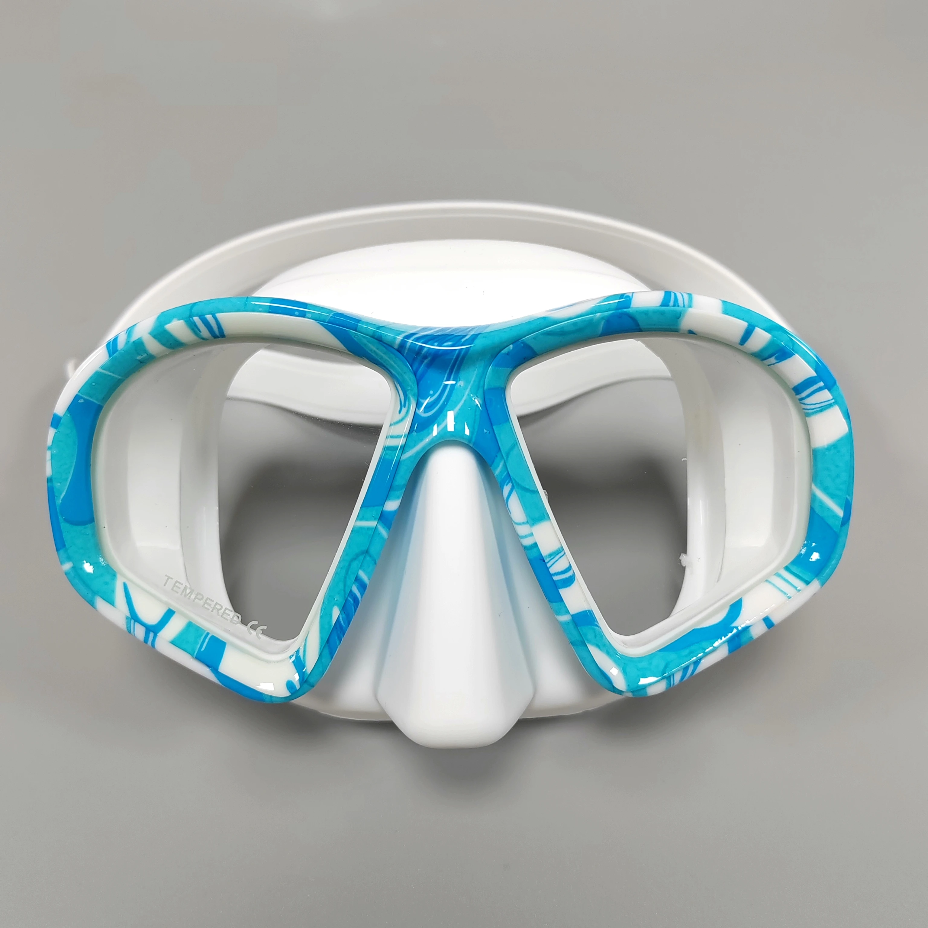 Tauchermaske Tarnfarben Beschlagfrei Harpunenfischen-Ausrüstung Schwimm-Maske – Detail 8