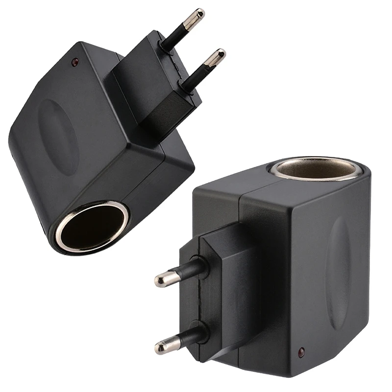 AC 110V/220V To DC 12V 0.5A Car Cigarette Lighter Power Socket Converter EU Plug Household Adapter for Car Charger Appliances