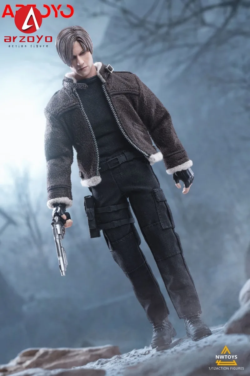 Nwtoys 1/12 مقياس ضابط الشرطة 6 بوصة ذكر الجندي عمل الشكل دمية مجموعة كاملة للتجميع