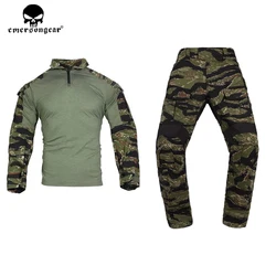 Emersongear Tactical G3 Combat Suit Shirt Pants With Knee Pads Update Ver Camo Airsoft Civilian Combat Uniform Hunting Clothes