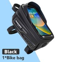 New 6.5 Inch Cycling Top Front Tube Frame Bag Touch Screen Waterproof Bicycle Bag MTB Cycling Accessories Bike Phone Bag